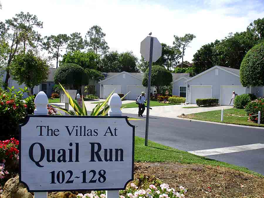 Villas At Quail Run Entrance